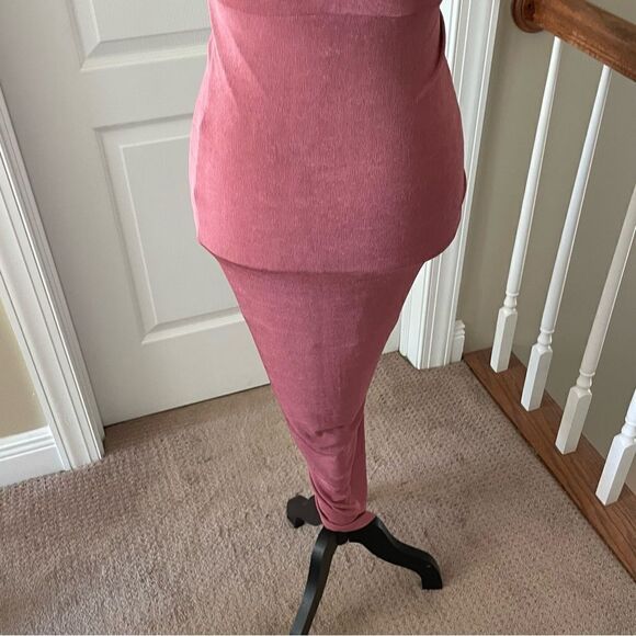 Lulu’s Dreamy Date Rose Pink Midi Dress - Picture 6 of 7